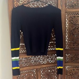 Tight Retro Long sleeve Navy Blue